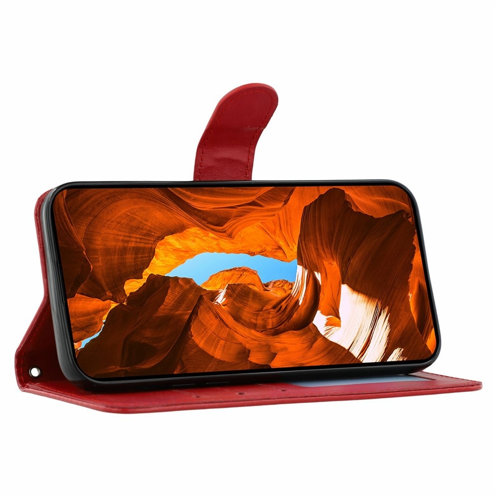 Clots knižkové puzdro na Honor Magic 8 Pro 5G - červené