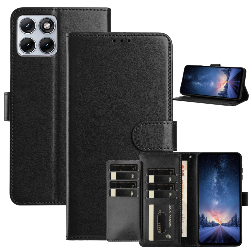 Clots knižkové púzdro na Motorola Edge 70 Fusion 5G - čierne