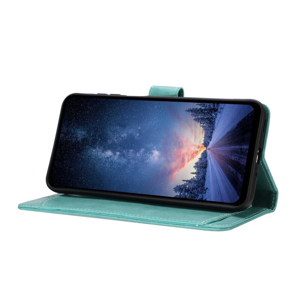 Clots knižkové púzdro na Motorola Edge 70 Fusion 5G - modrozelené