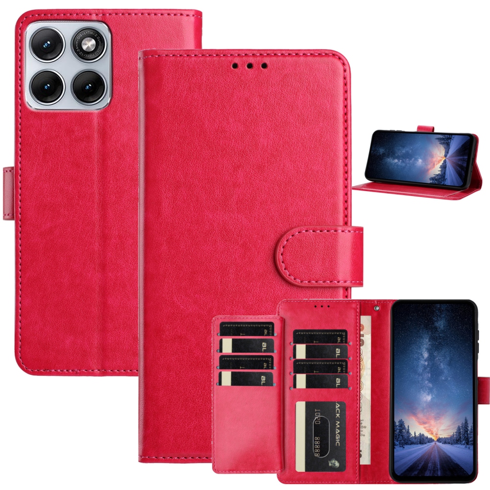 Clots knižkové púzdro na Motorola Edge 70 Fusion 5G - rose