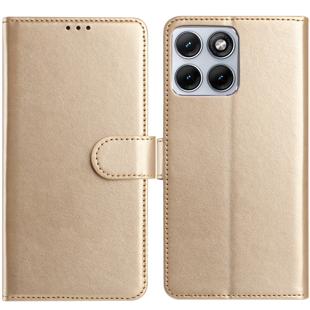 Clots knižkové púzdro na Motorola Edge 70 Fusion 5G - zlaté