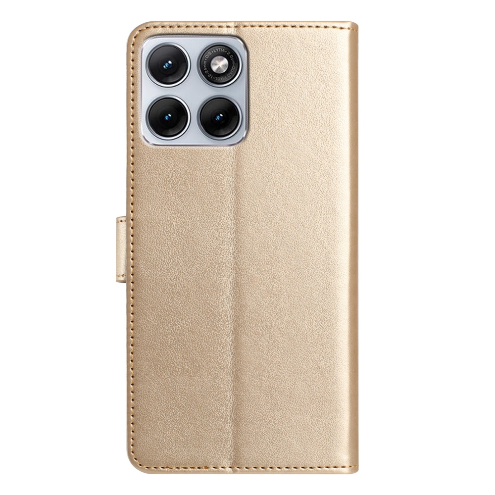 Clots knižkové púzdro na Motorola Edge 70 Fusion 5G - zlaté