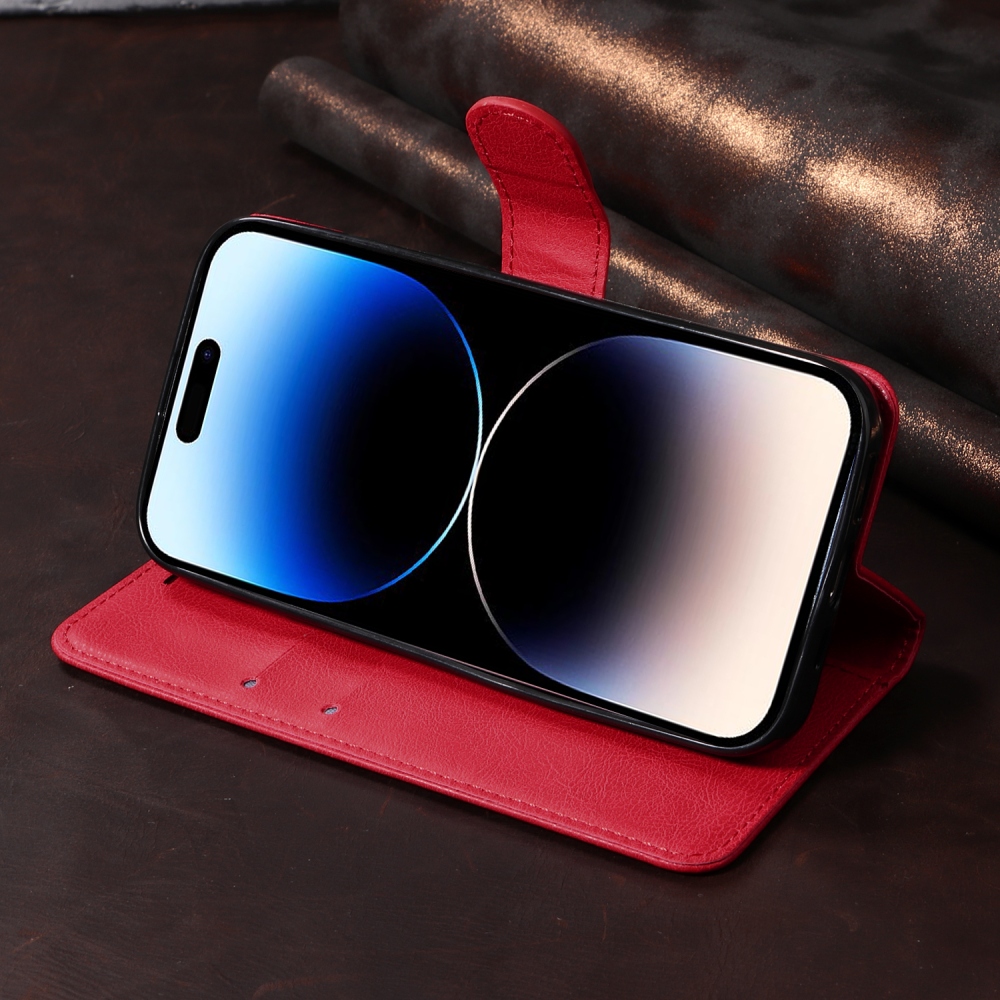 Clots knižkové púzdro na Oppo Reno 16 Pro 5G/Oppo Reno 16 5G - červené