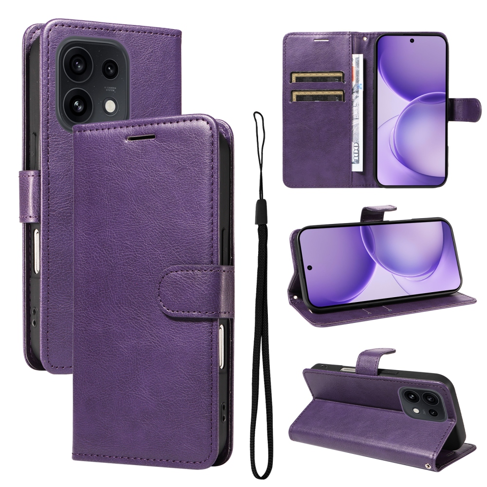 Clots knižkové puzdro na Oppo Reno 16 Pro 5G/Oppo Reno 16 5G - fialové