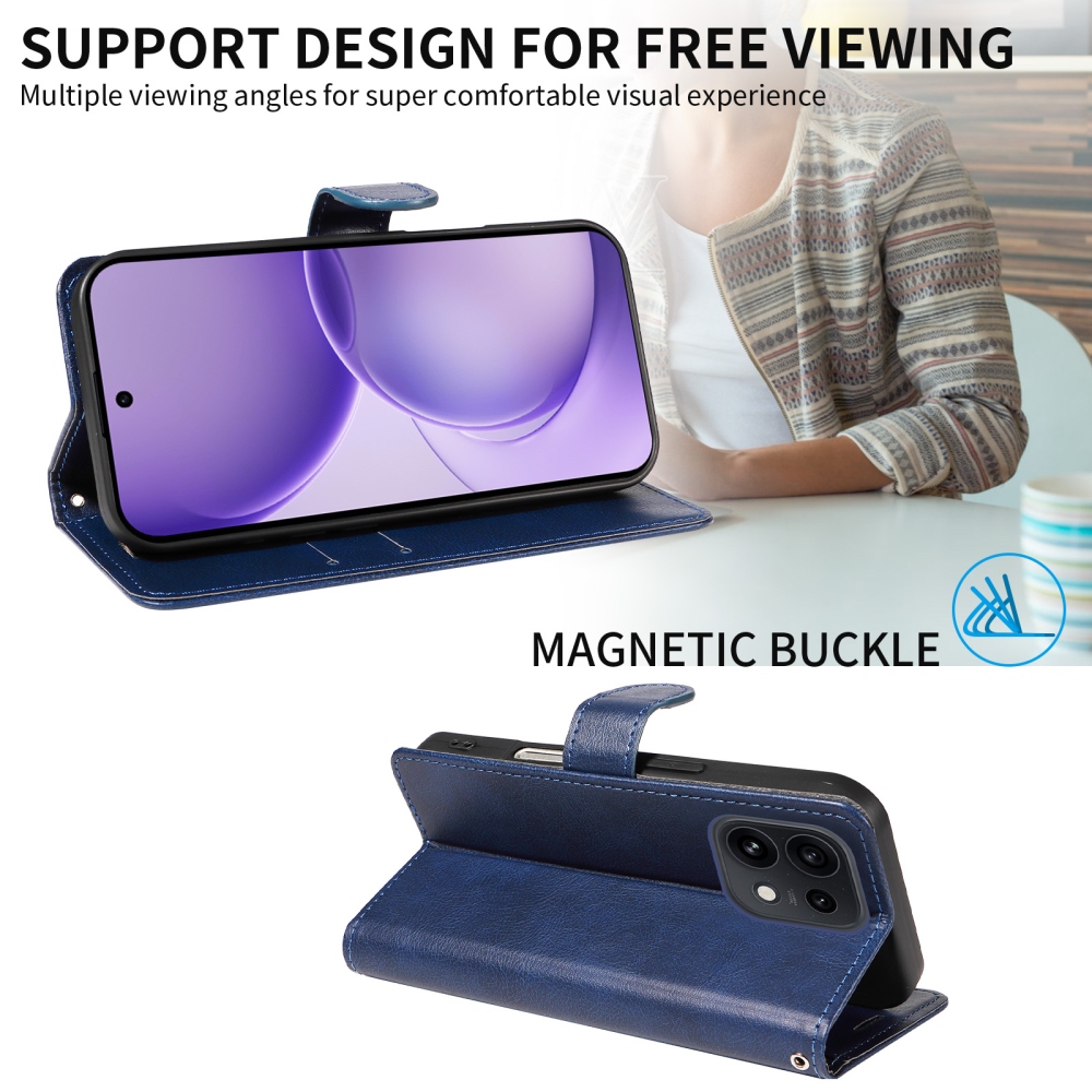 Clots knižkové púzdro na Oppo Reno 16 Pro 5G/Oppo Reno 16 5G - modré