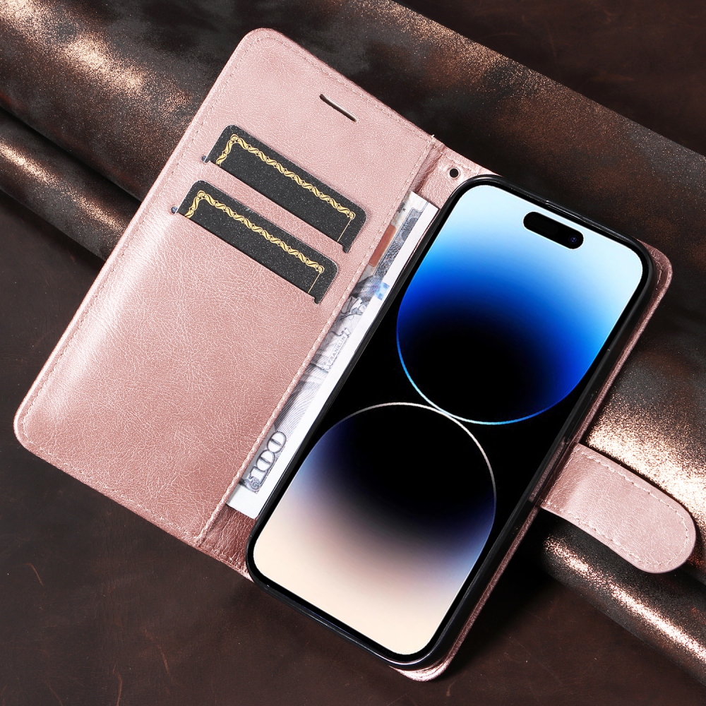 Clots knižkové púzdro na Oppo Reno 16 Pro 5G/Oppo Reno 16 5G - ružové