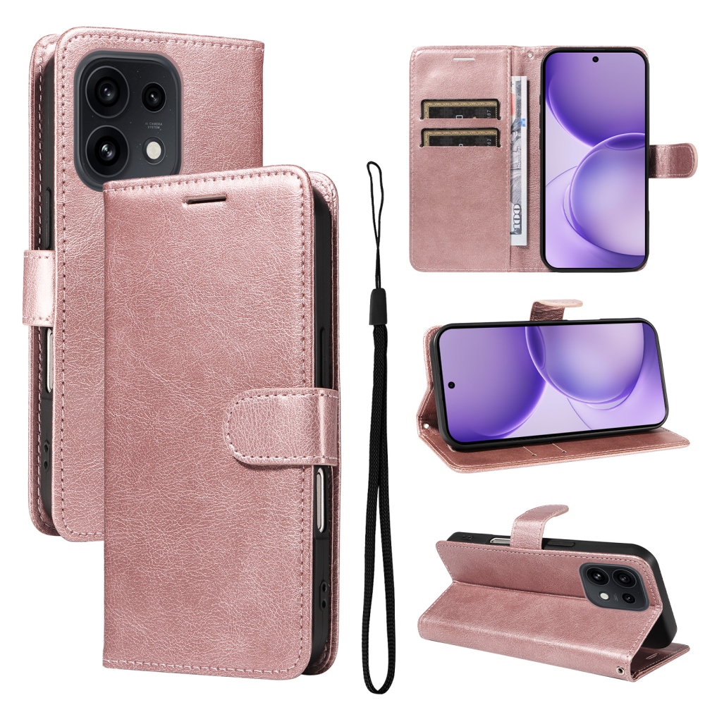 Clots knižkové púzdro na Oppo Reno 16 Pro 5G/Oppo Reno 16 5G - ružové