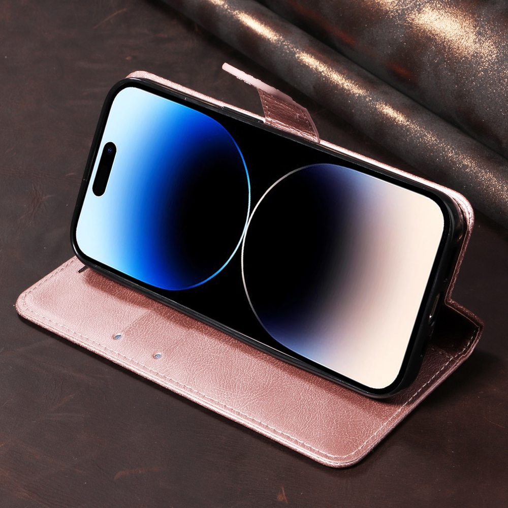 Clots knižkové púzdro na Oppo Reno 16 Pro 5G/Oppo Reno 16 5G - ružové