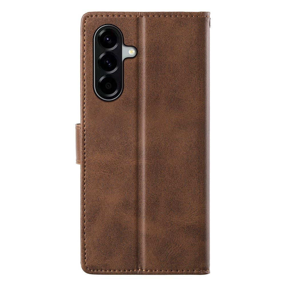 Clots knižkové púzdro na Samsung Galaxy A37 5G - hnedé