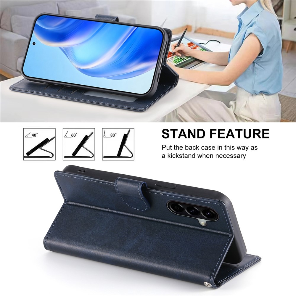 Clots knižkové púzdro na Samsung Galaxy A37 5G - modré