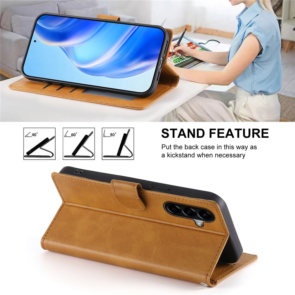 Clots knižkové púzdro na Samsung Galaxy A37 5G - žlté