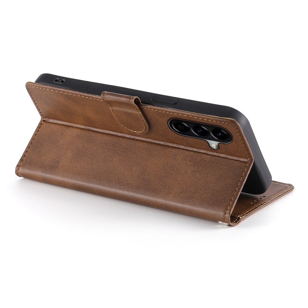 Clots knižkové púzdro na Samsung Galaxy A57 5G - hnedé