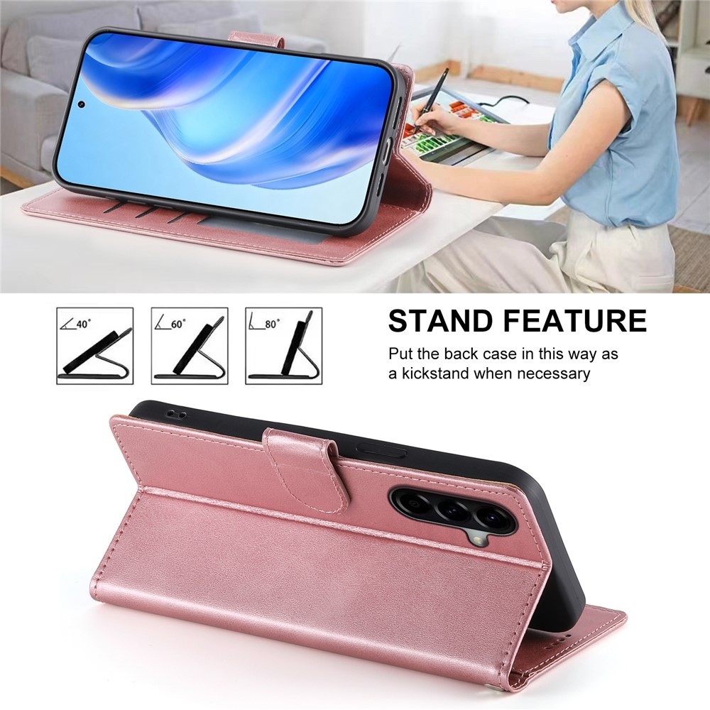 Clots knižkové púzdro na Samsung Galaxy A57 5G - ružové