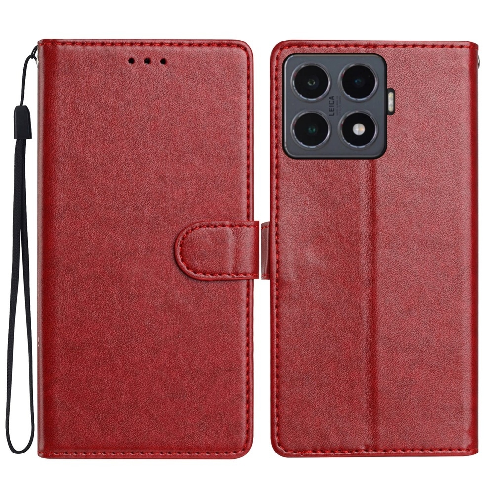 Clots knižkové púzdro na Xiaomi 15T Pro - červené