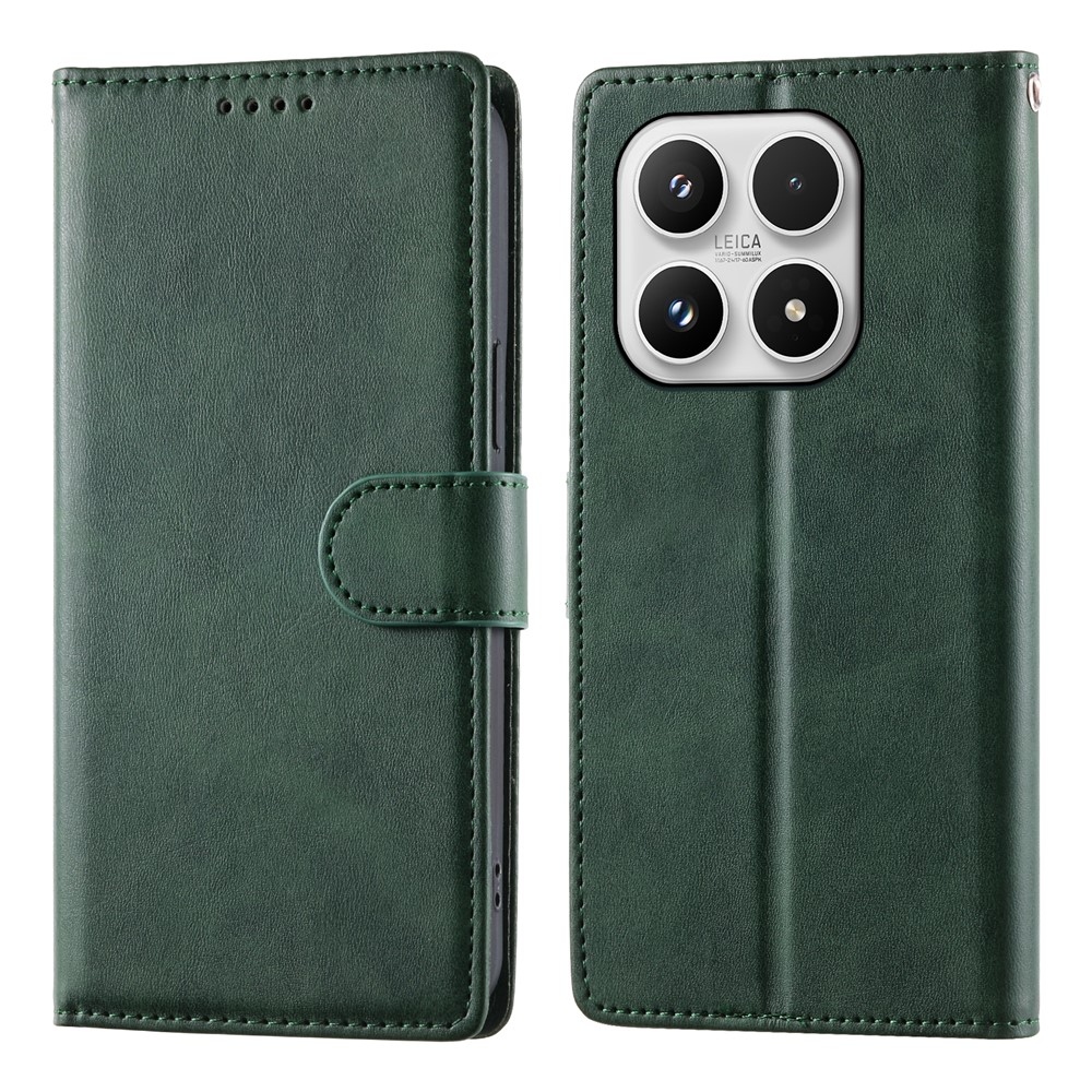 Calf knižkové púzdro na Xiaomi 17 - zelené