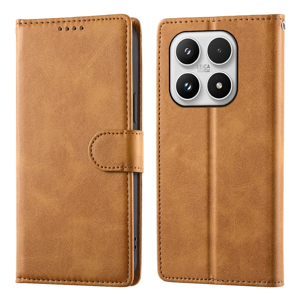 Calf knižkové púzdro na Xiaomi 17 - žlté