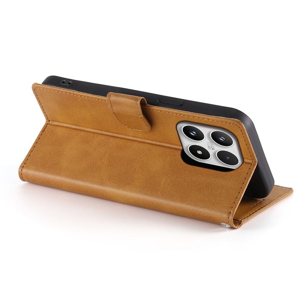 Calf knižkové púzdro na Xiaomi 17 - žlté