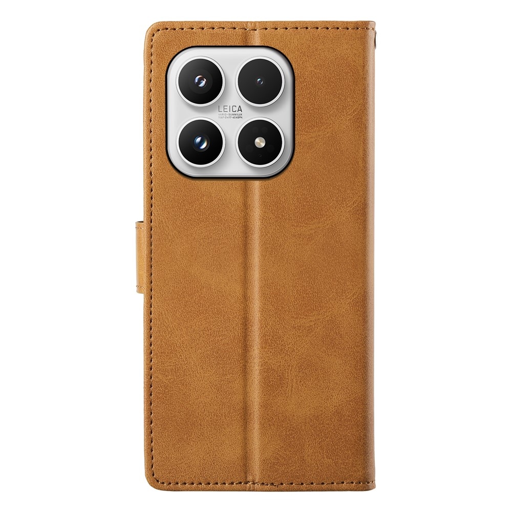 Calf knižkové púzdro na Xiaomi 17 - žlté