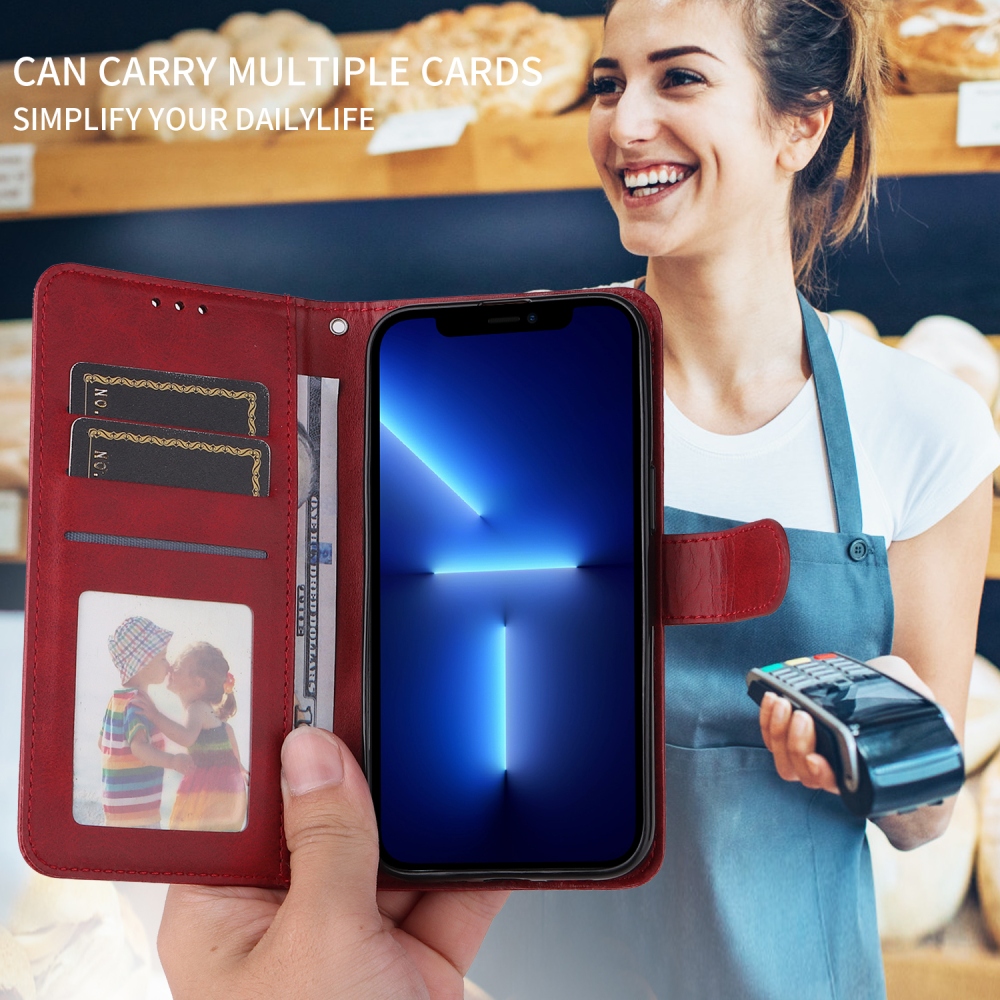 Clots knižkové púzdro na Xiaomi Poco F8 Ultra 5G - červené