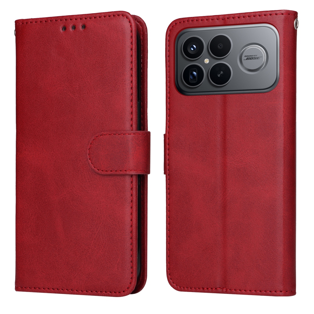 Clots knižkové púzdro na Xiaomi Poco F8 Ultra 5G - červené