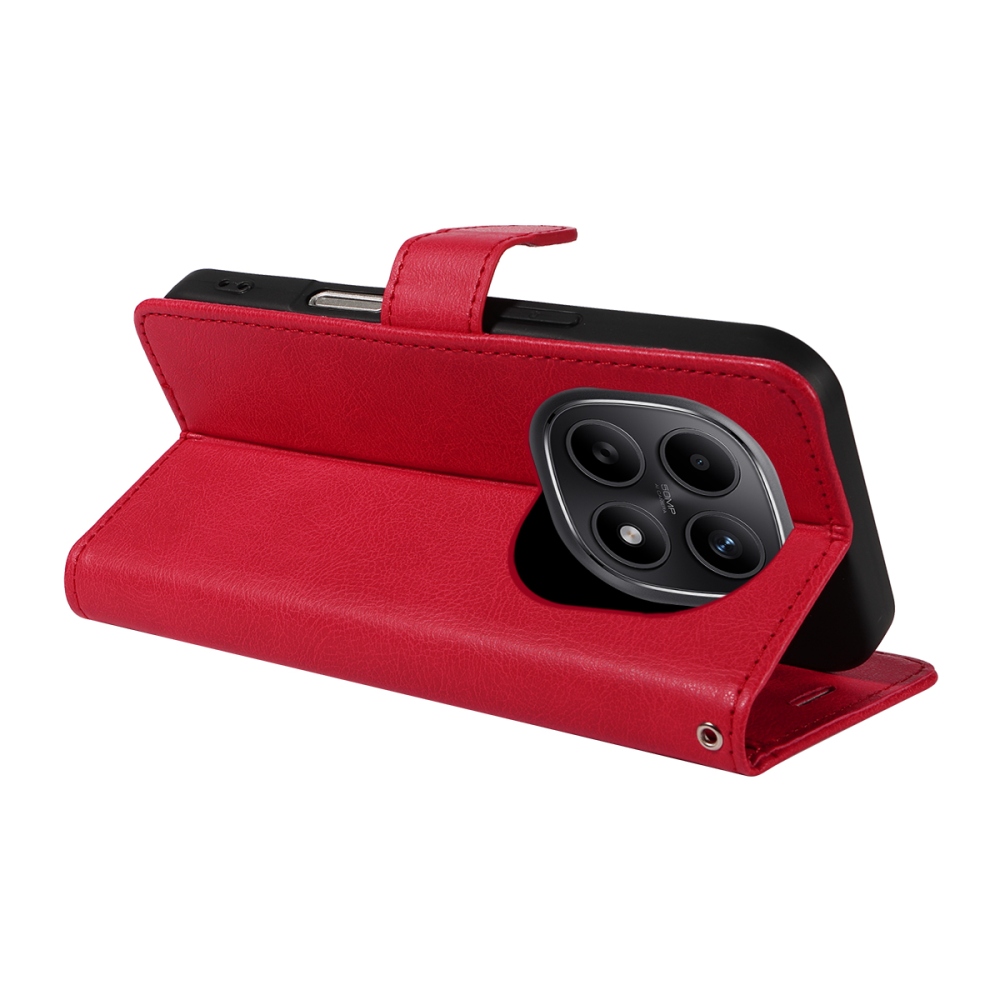 Clots knižkové púzdro na Xiaomi Poco M8 5G/Redmi Note 15 5G/Note 15 4G - červené