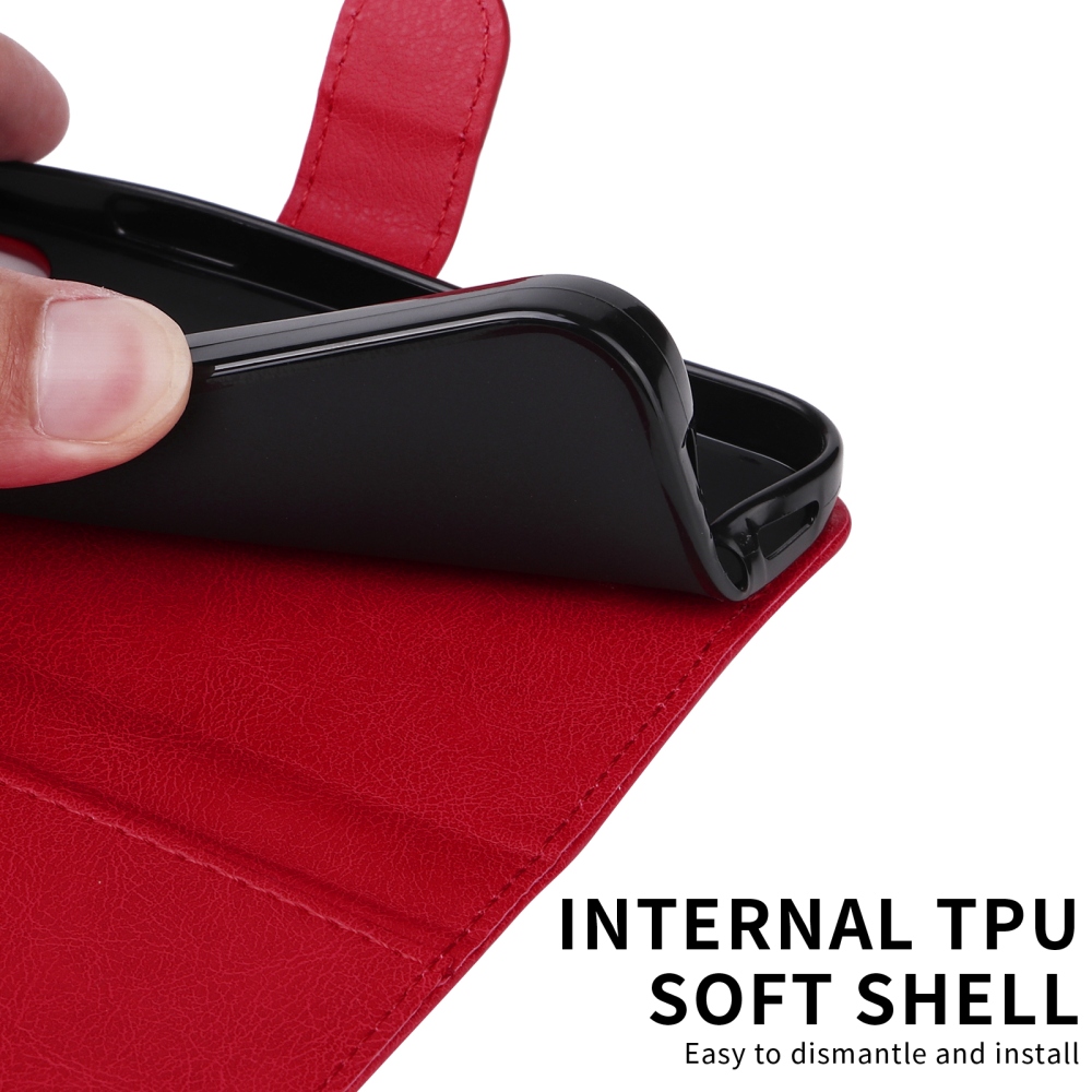 Clots knižkové púzdro na Xiaomi Poco M8 5G/Redmi Note 15 5G/Note 15 4G - červené