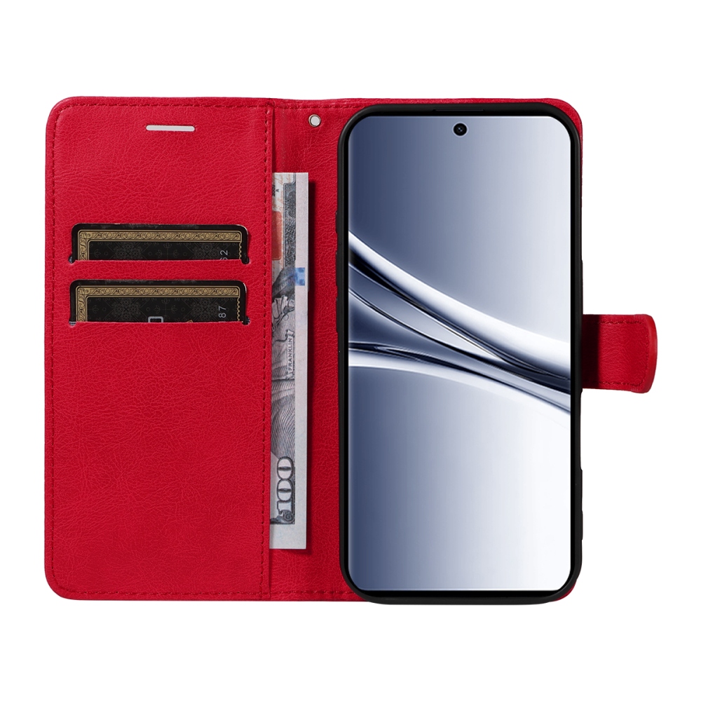 Clots knižkové púzdro na Xiaomi Poco M8 5G/Redmi Note 15 5G/Note 15 4G - červené