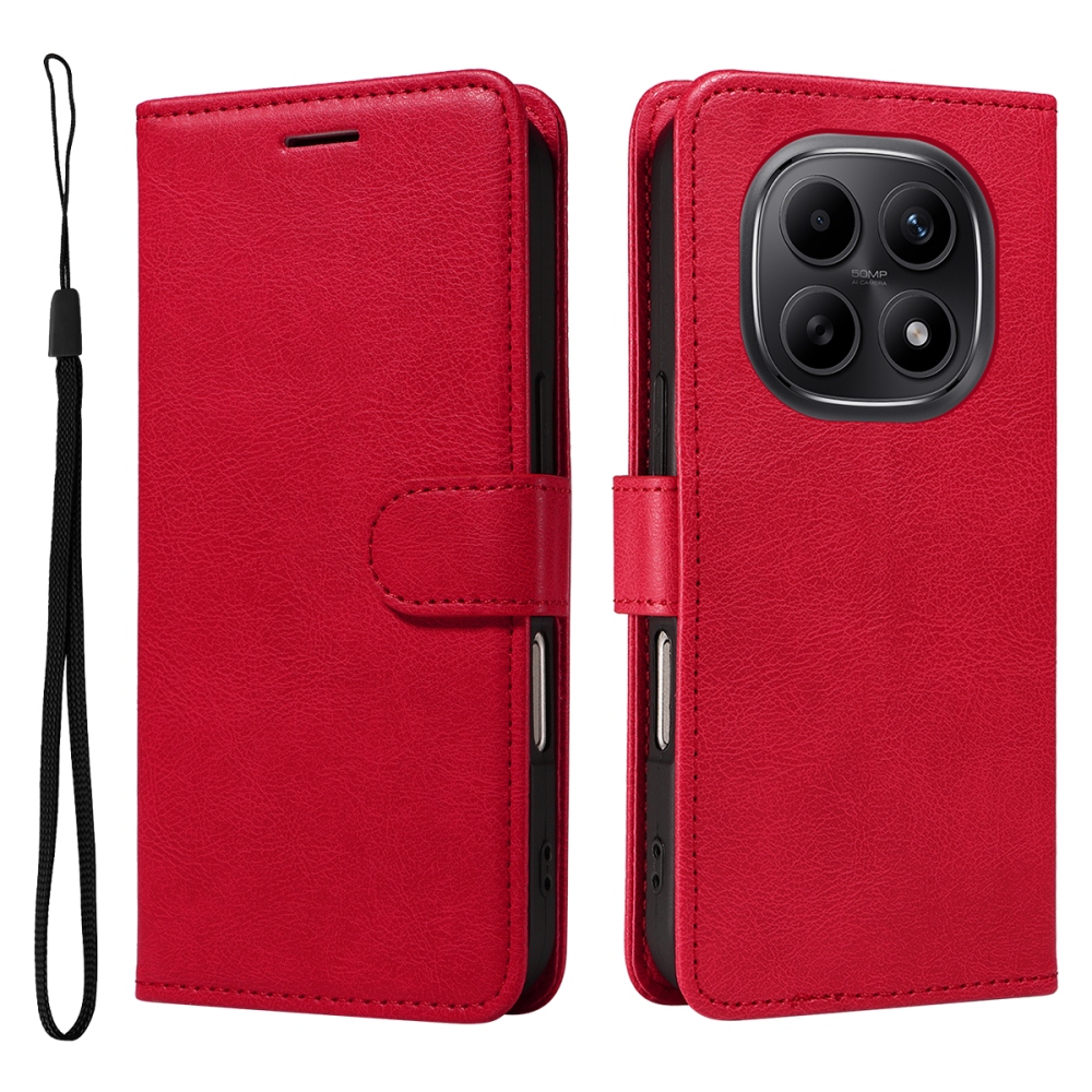 Clots knižkové púzdro na Xiaomi Poco M8 5G/Redmi Note 15 5G/Note 15 4G - červené