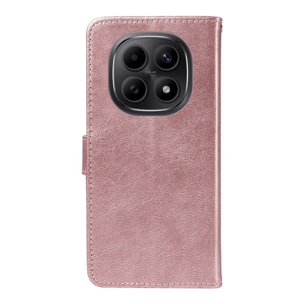 Clots knižkové púzdro na Xiaomi Poco M8 5G/Redmi Note 15 5G/Note 15 4G - ružovozlaté