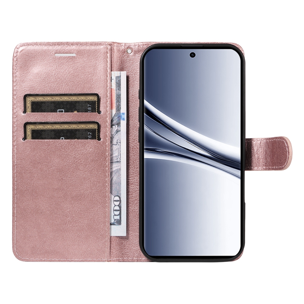 Clots knižkové púzdro na Xiaomi Poco M8 5G/Redmi Note 15 5G/Note 15 4G - ružovozlaté