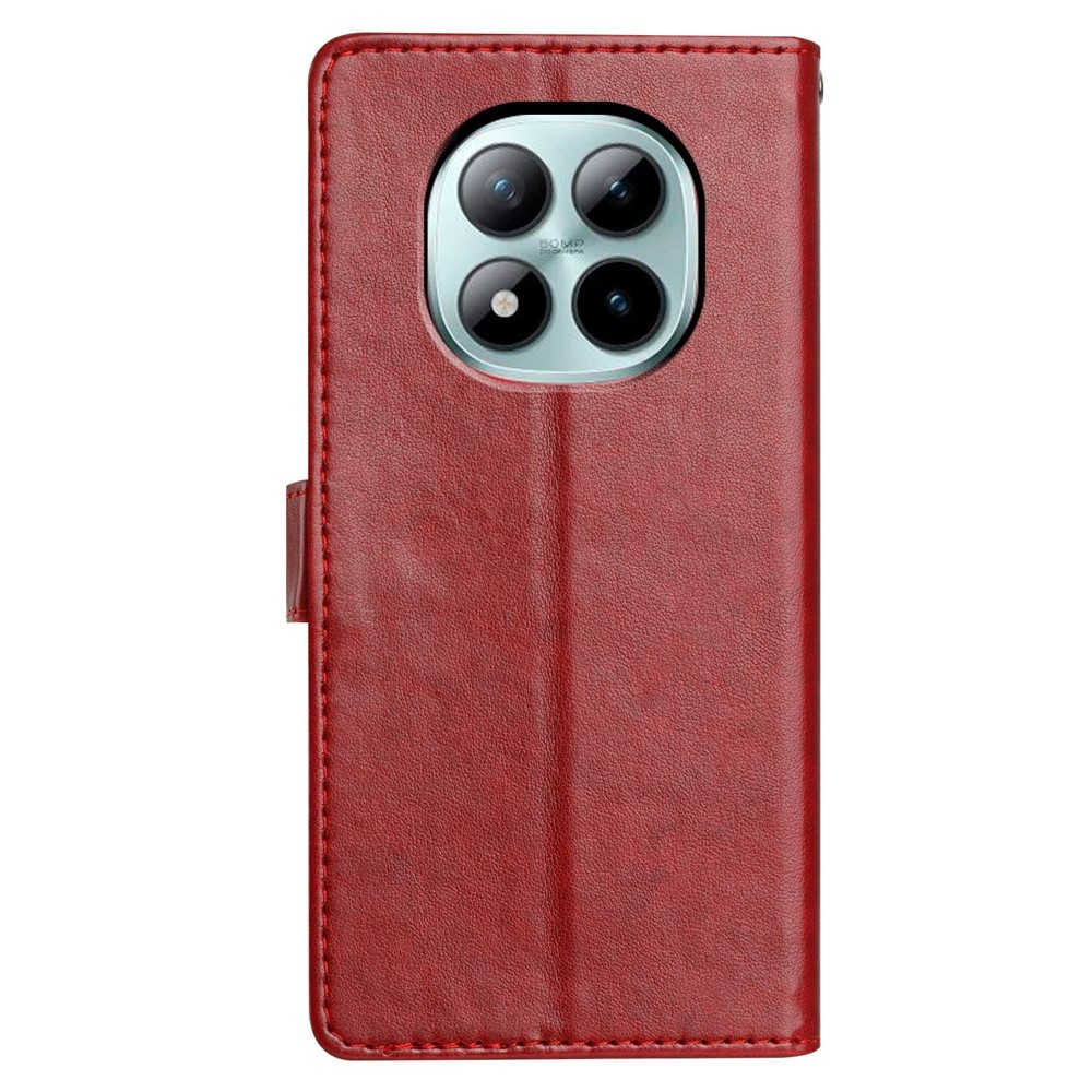 Clots knižkové púzdro na Xiaomi Redmi Note 15 Pro+ 5G - červené