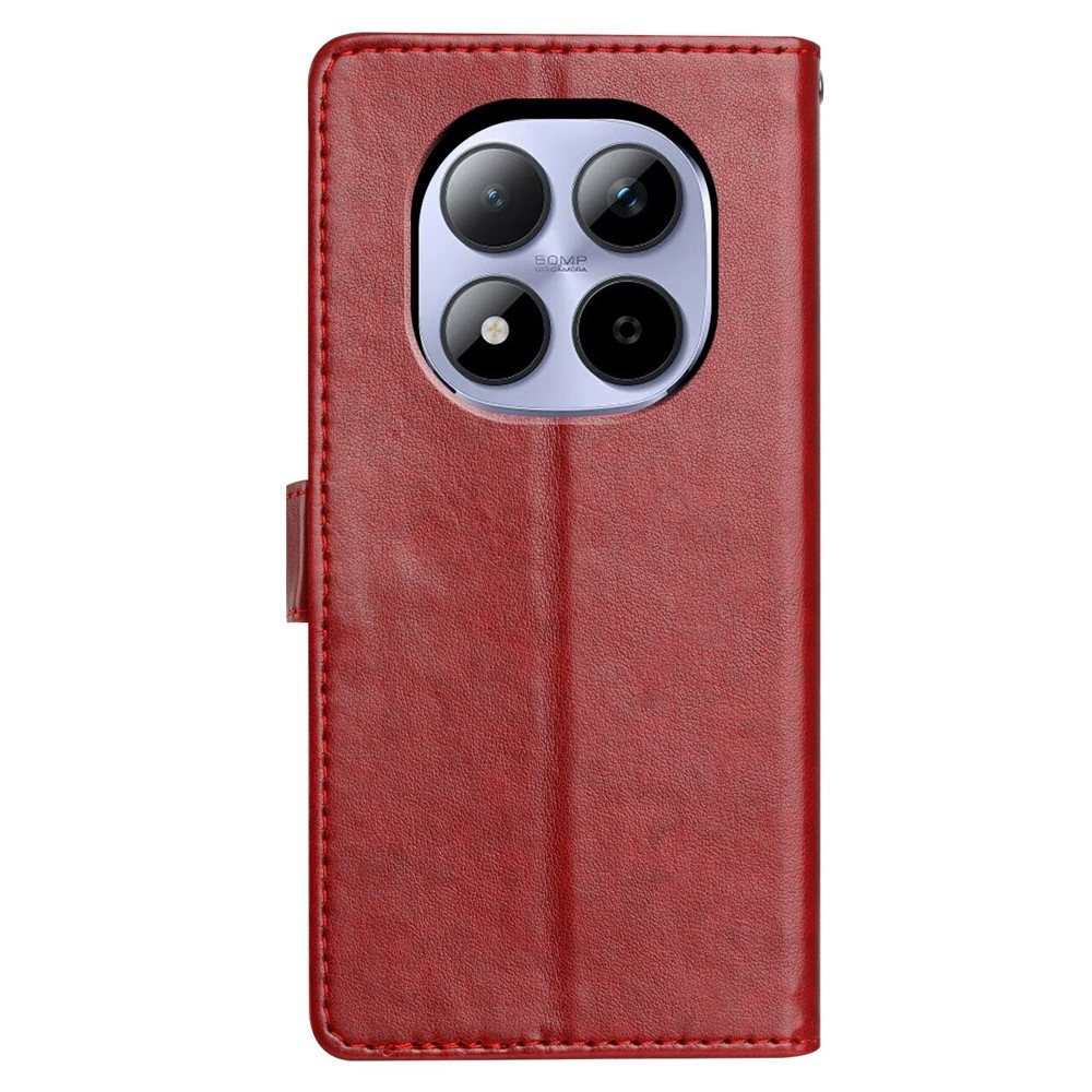 Clots knižkové púzdro na Xiaomi Redmi Note 15 Pro 5G - červené