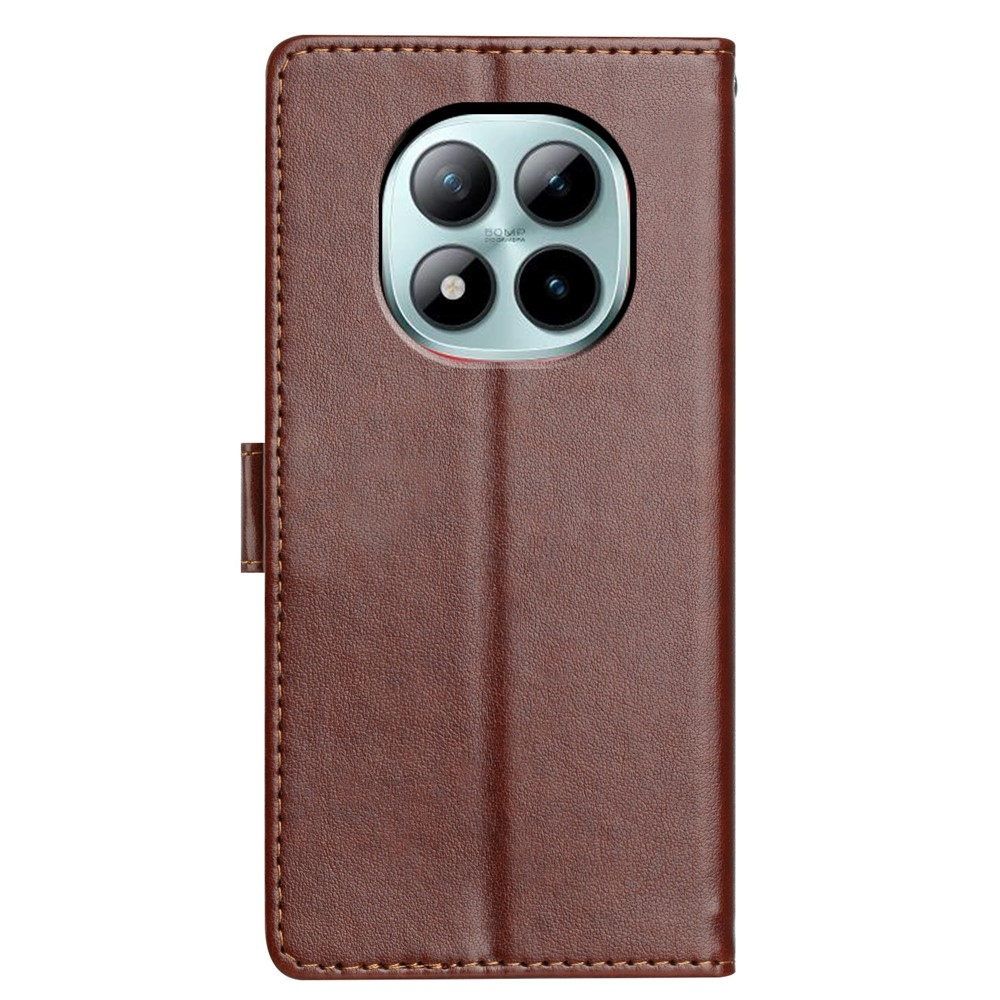 Clots knižkové púzdro na Xiaomi Redmi Note 15 Pro+ 5G - hnedé