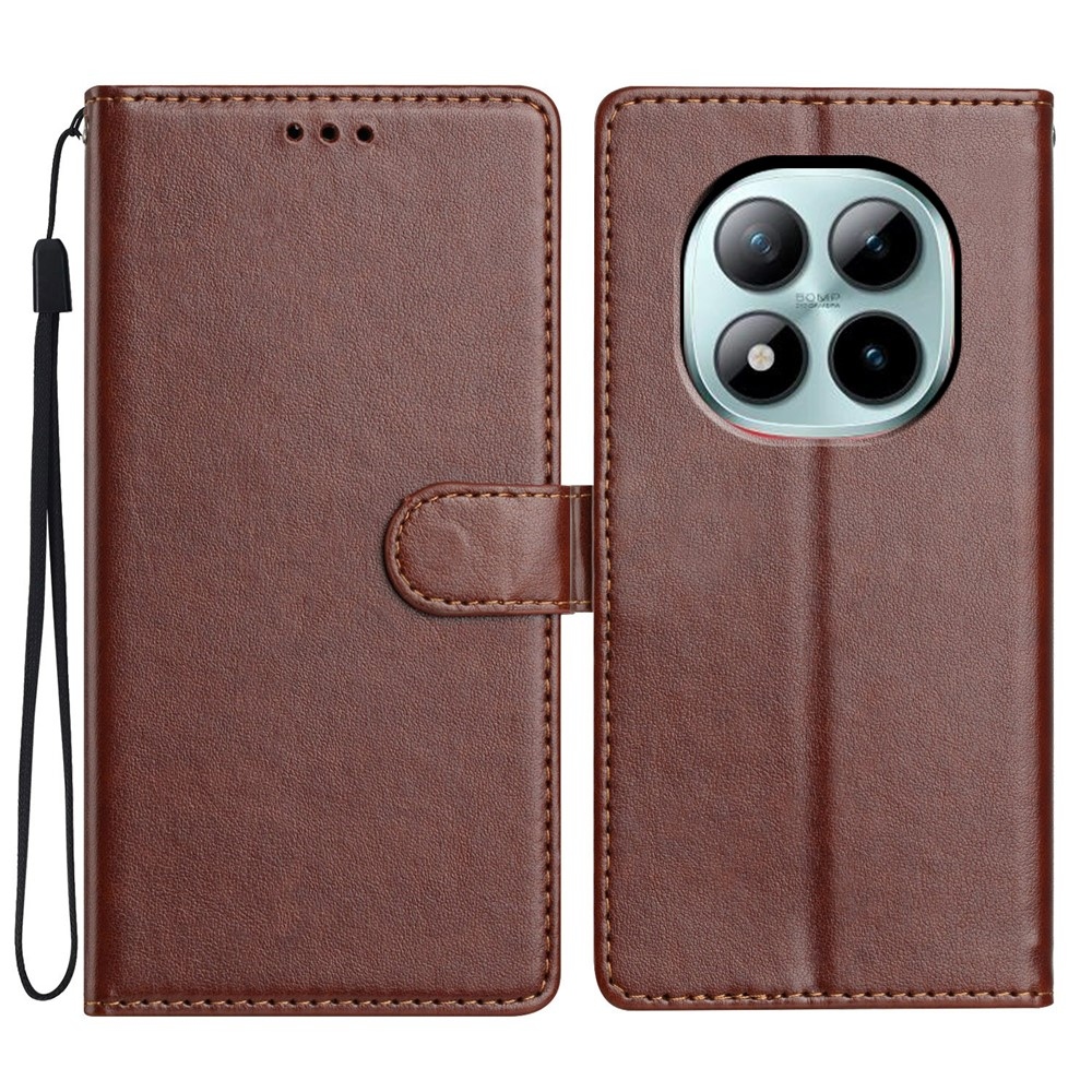 Clots knižkové púzdro na Xiaomi Redmi Note 15 Pro+ 5G - hnedé