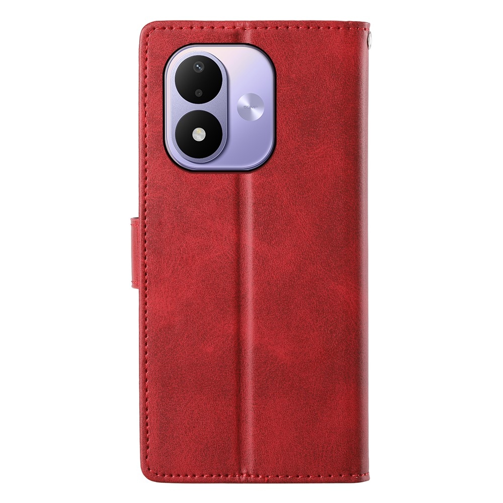 Clots knižkové púzdro na Xiaomi Redmi Note 17 4G/5G - červené