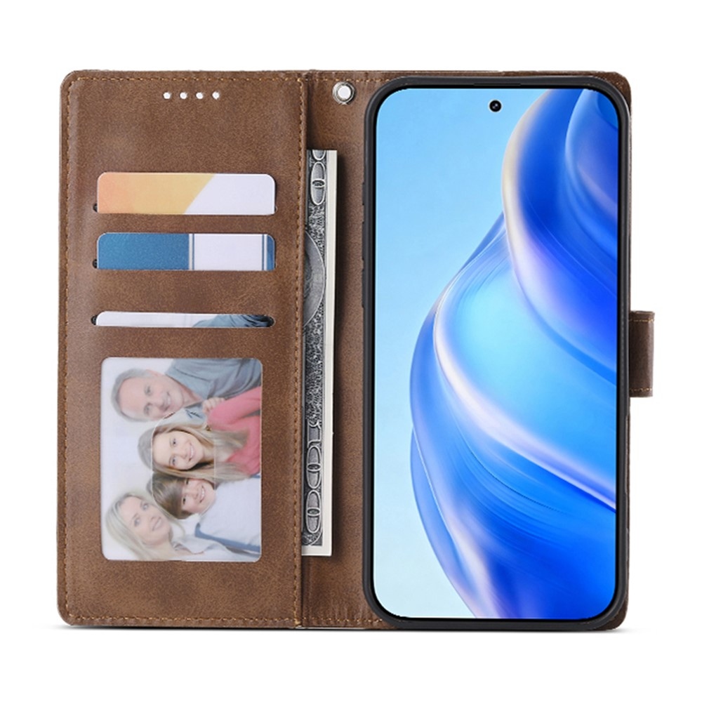Clots knižkové púzdro na Xiaomi Redmi Note 17 4G/5G - hnedé