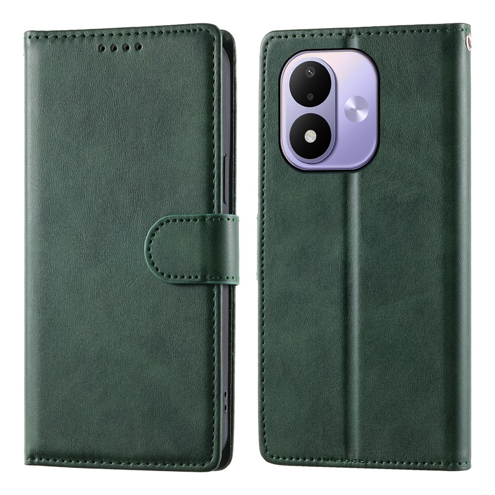 Clots knižkové púzdro na Xiaomi Redmi Note 17 4G/5G - zelené