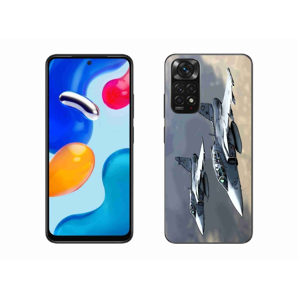 Gélový kryt mmCase na Xiaomi Redmi Note 11 4G - stíhačky
