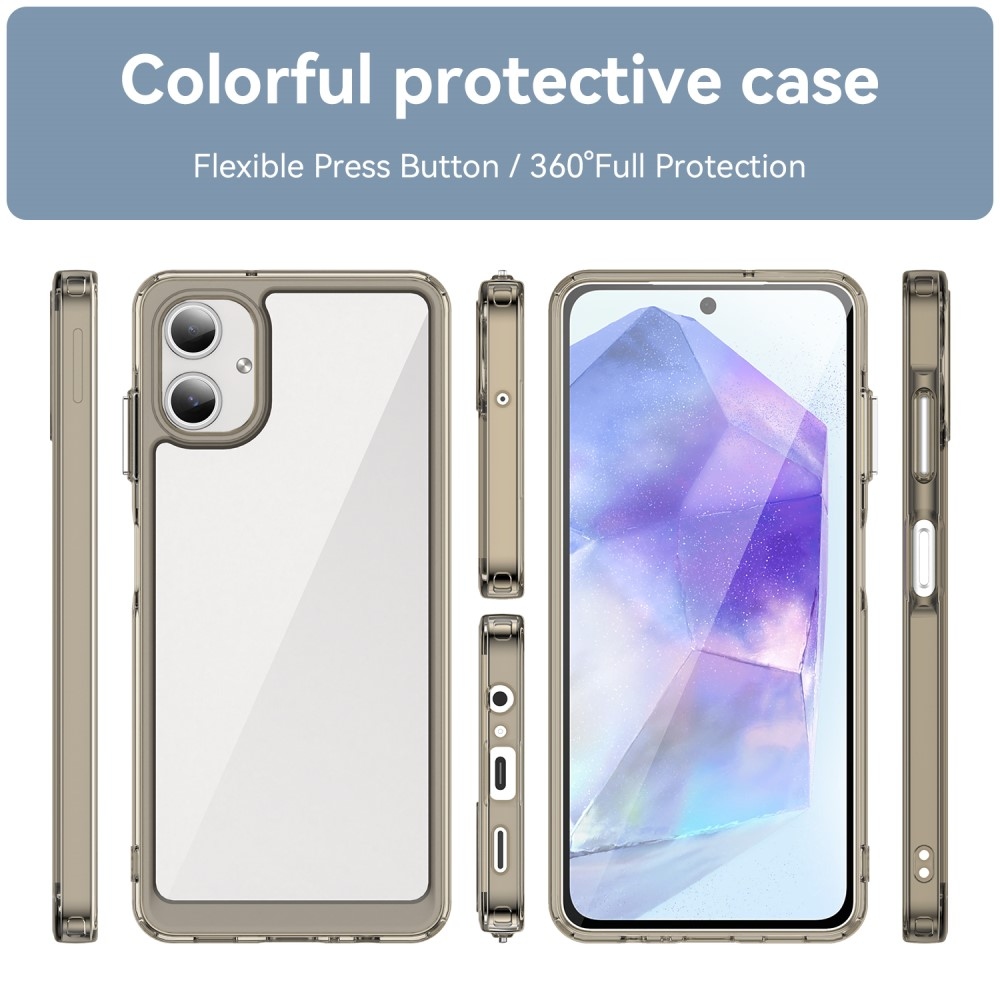 Gélový obal s pevným chrbtom na Samsung Galaxy A06 4G - šedý