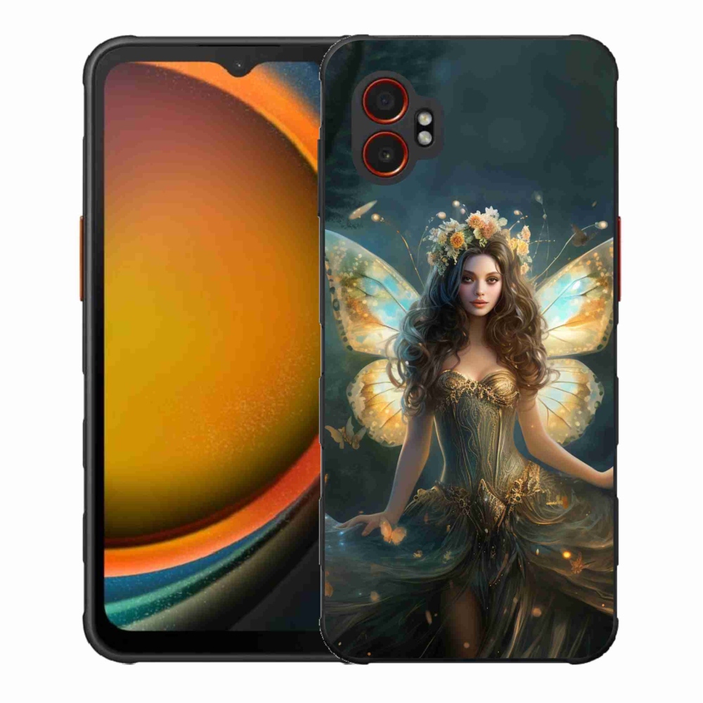 Gélový kryt mmCase na Samsung Galaxy Xcover 7 Pro - motýlia žena