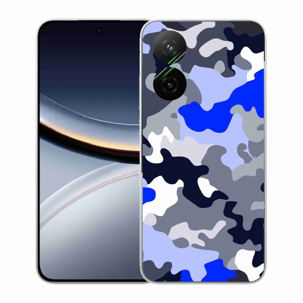 Gélový kryt mmCase na Xiaomi Poco F7 5G - maskáčový vzor 8