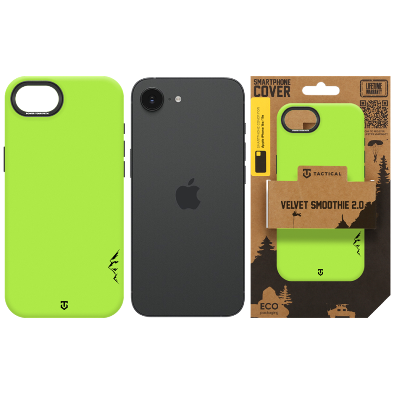 Tactical MagForce Velvet Smoothie 2.0 – puzdro pre Apple iPhone 16e/17e v farbe Avocado