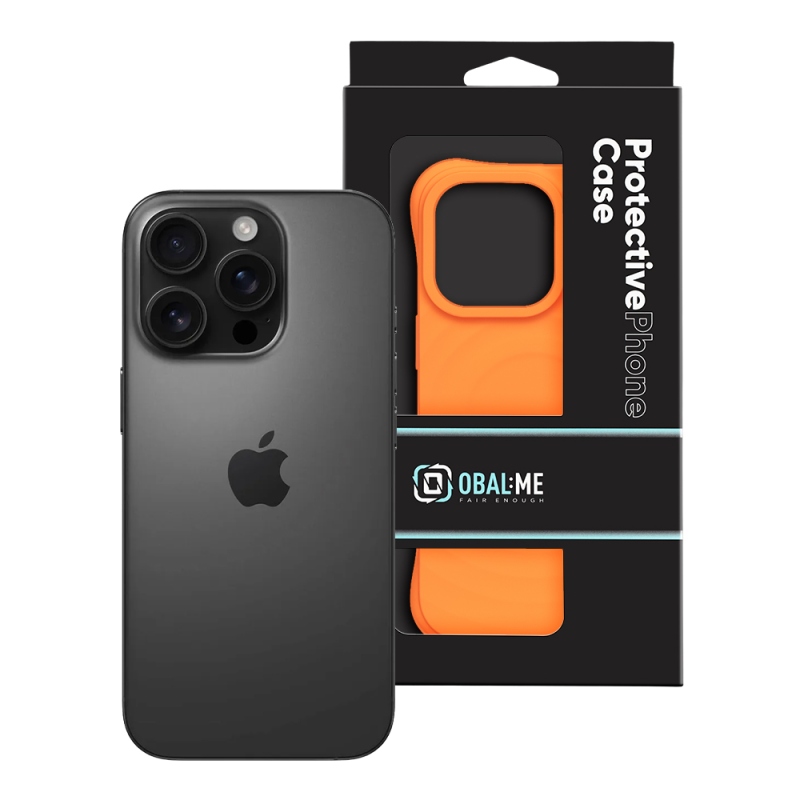 OBAL:ME MagNetix Orbit Puzdro pre Apple iPhone 16 Pro, oranžové