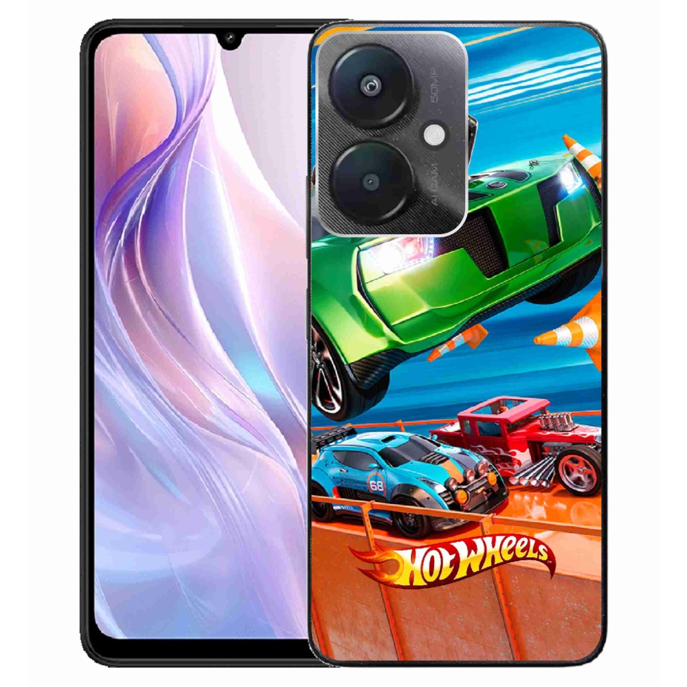 Gélový kryt mmCase na Xiaomi Redmi 13C 5G - hot wheels 1