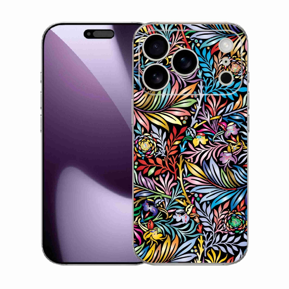 Gélový kryt mmCase na iPhone 17 Pro - kvety 5
