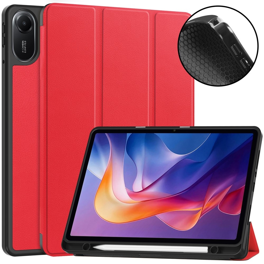 Cases chytré zatváracie púzdro na Xiaomi Redmi Pad 2 - červené