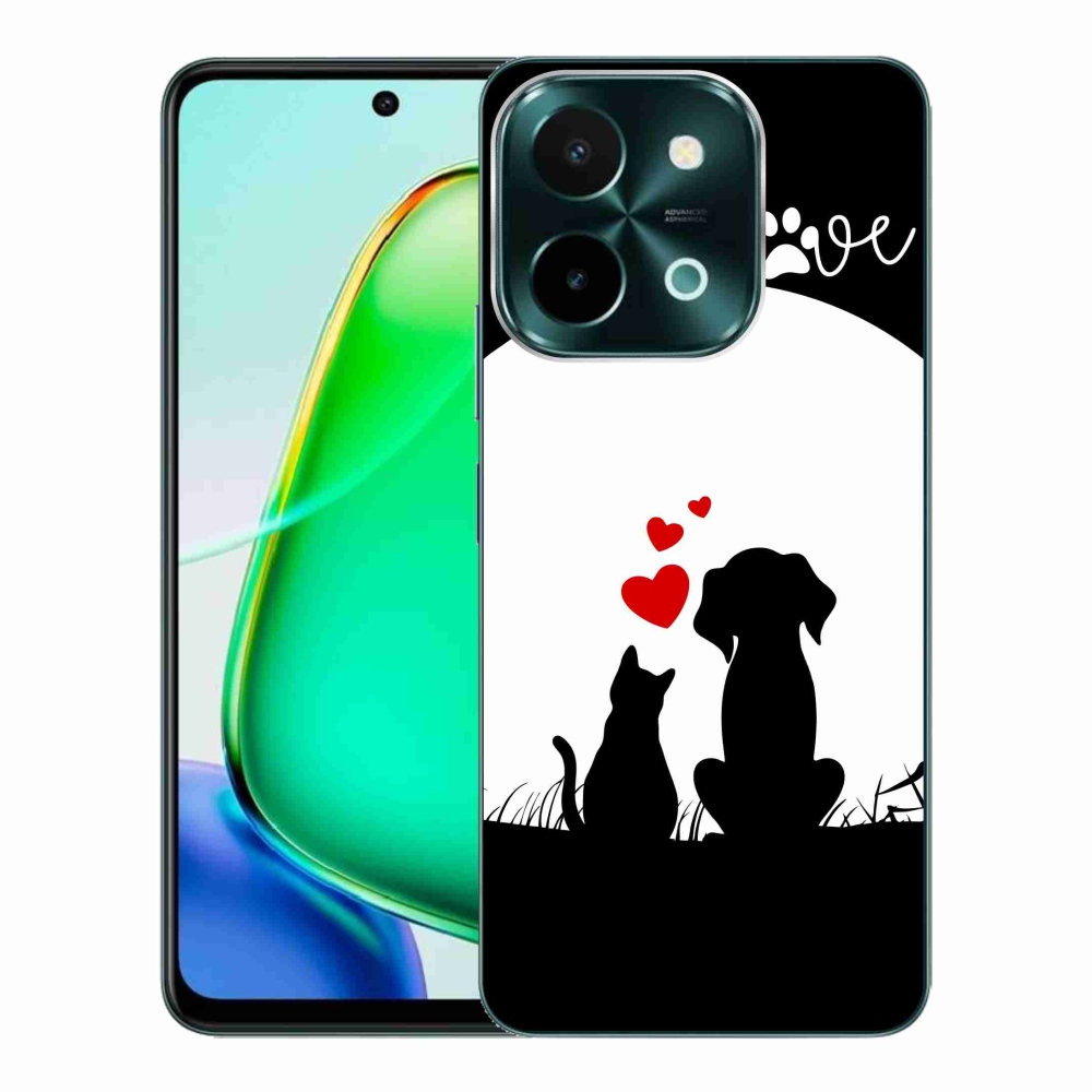 Gélový obal mmCase na Vivo Y28 - zvieracia láska