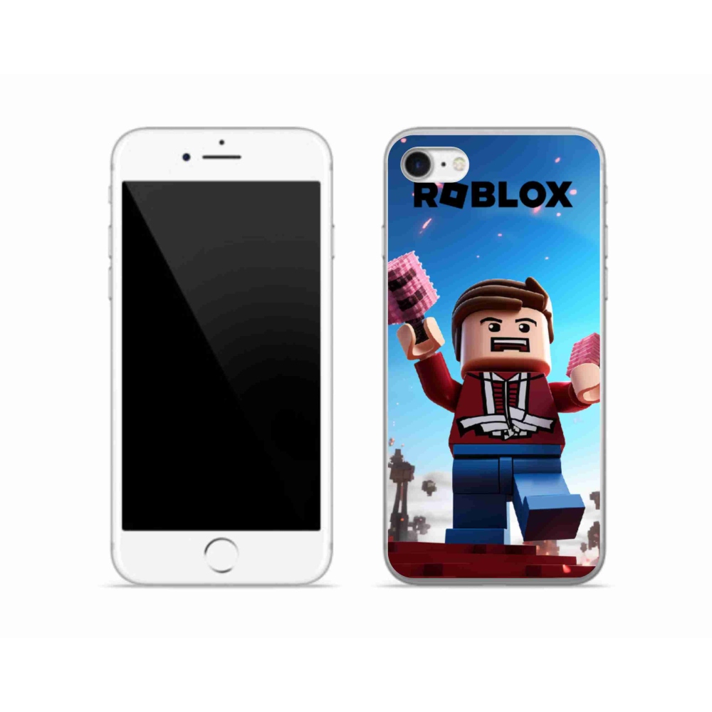 Gélový kryt mmCase na iPhone SE (2020) - roblox 2