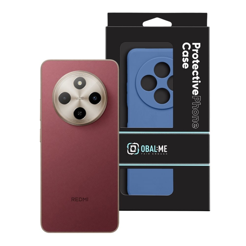 OBAL:ME Matný TPU obal pre Xiaomi Redmi 17C 4G, tmavomodrý