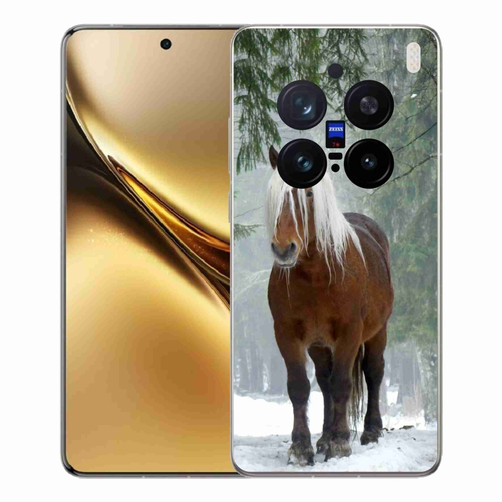 Gélový kryt mmCase na Vivo X200 Pro 5G - kôň v lese